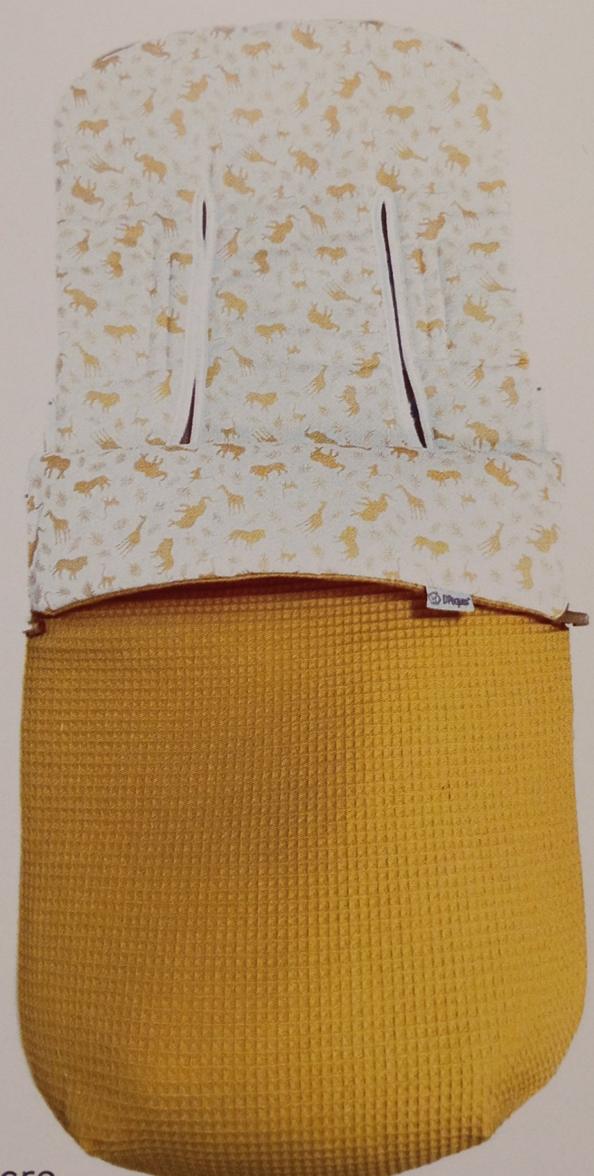 Saco Silla Animales Estampados Ocre - D'Peques