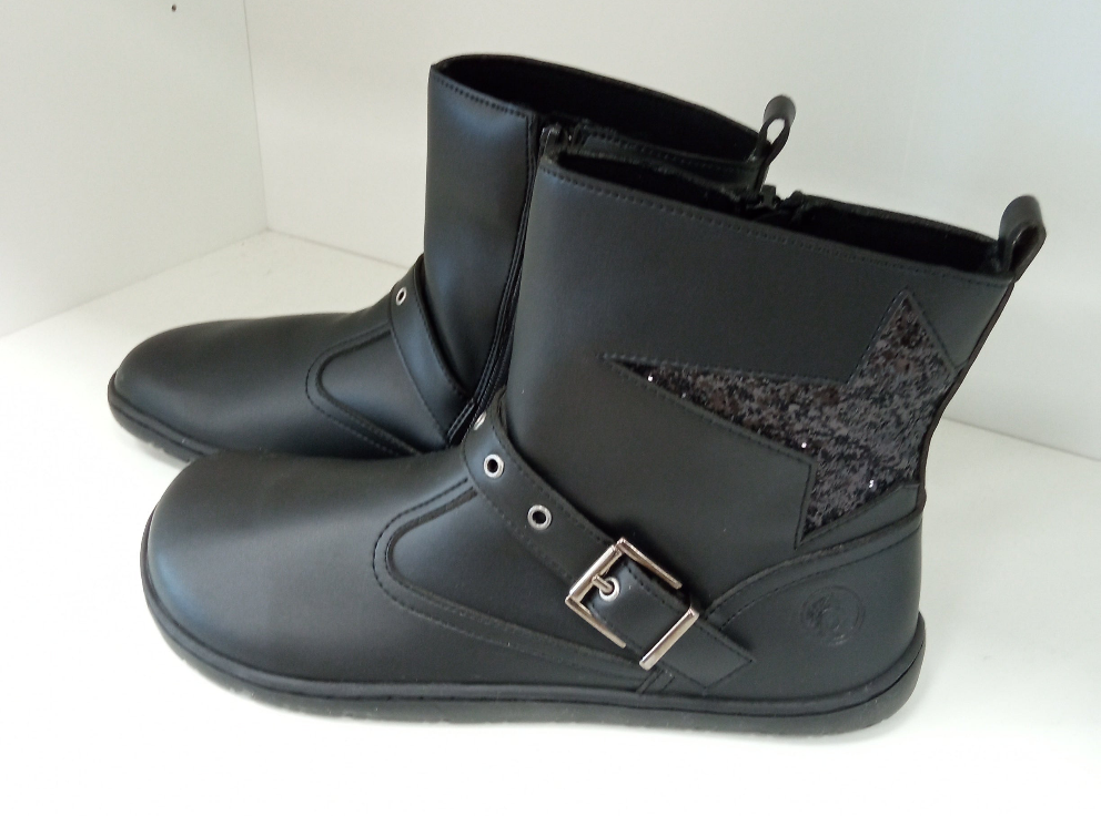 Botín Electra Negro Estrella - Coqueflex