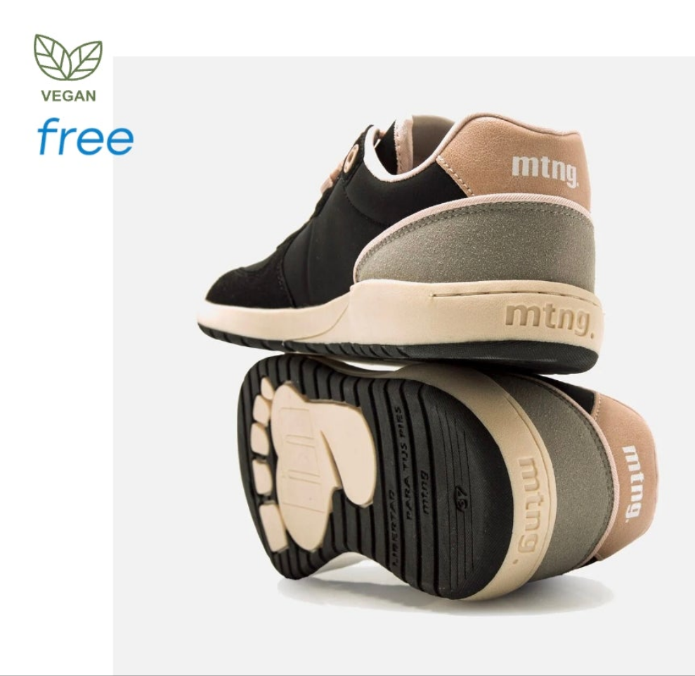 Free Mujer Apolo Black Vegano - Mustang