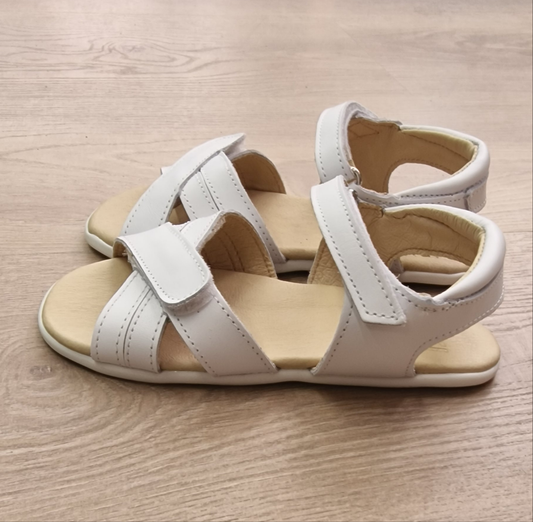 Sandalia Salvaje Blanco Piso H Barefoot - Flexi Nens