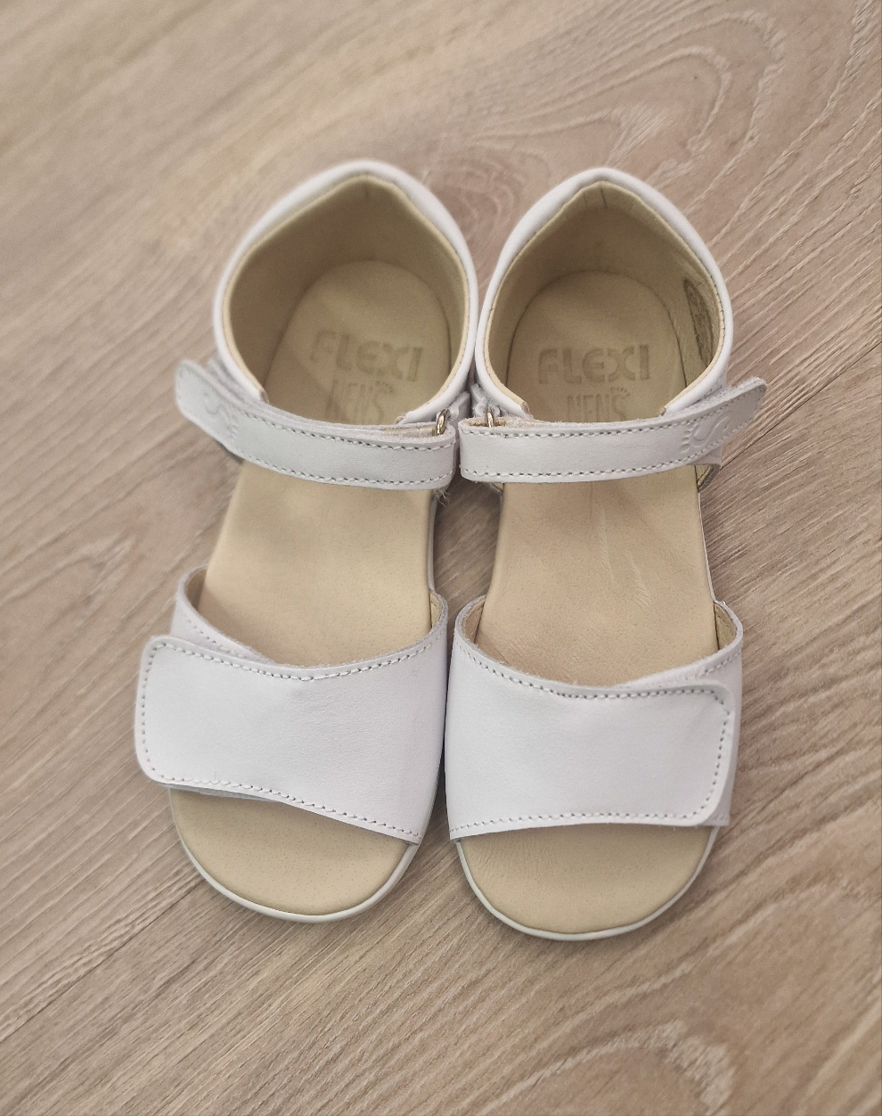 Sandalia Salvaje Blanco Piso H Barefoot - Flexi Nens