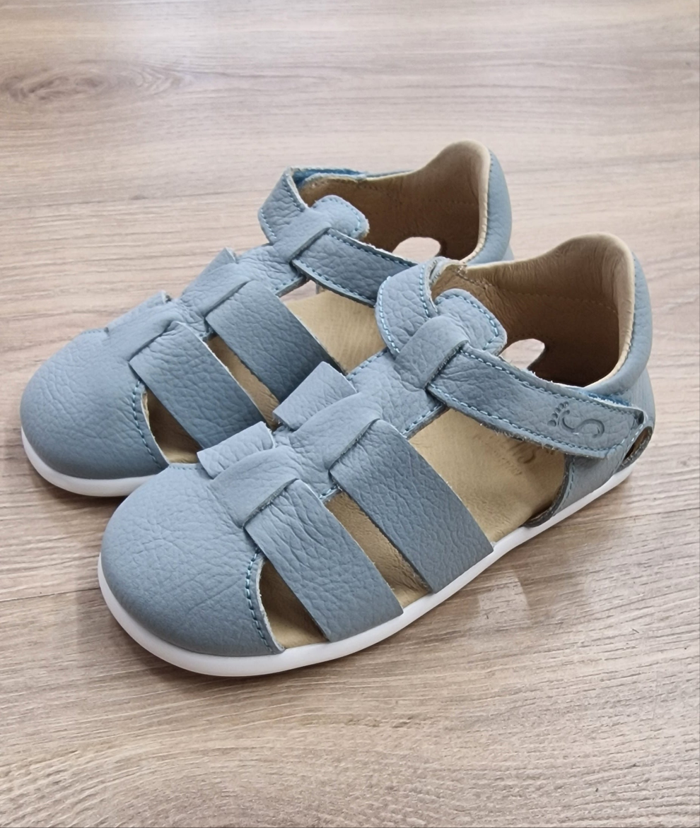 Sandalia Dinoflexi Lavanda Safira Cerrada Piso H Barefoot - Flexi Nens