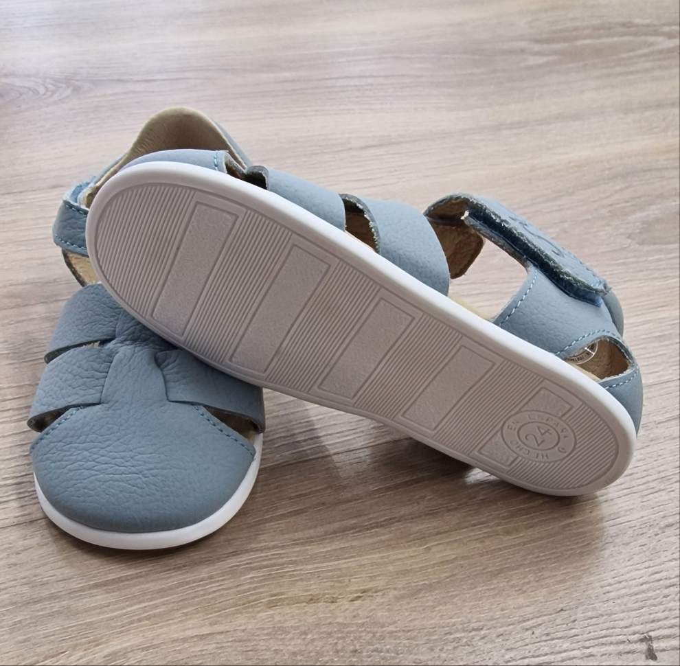 Sandalia Dinoflexi Lavanda Safira Cerrada Piso H Barefoot - Flexi Nens