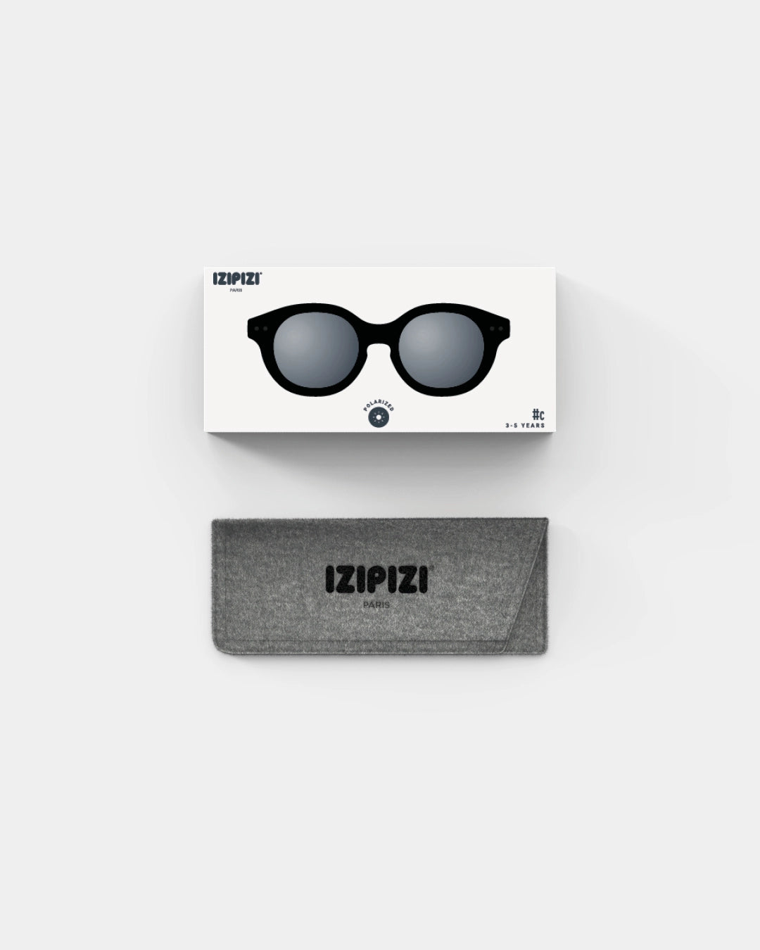 Kids Plus Gafas de Sol Polarizadas 3-5Y #C Black - Izipizi