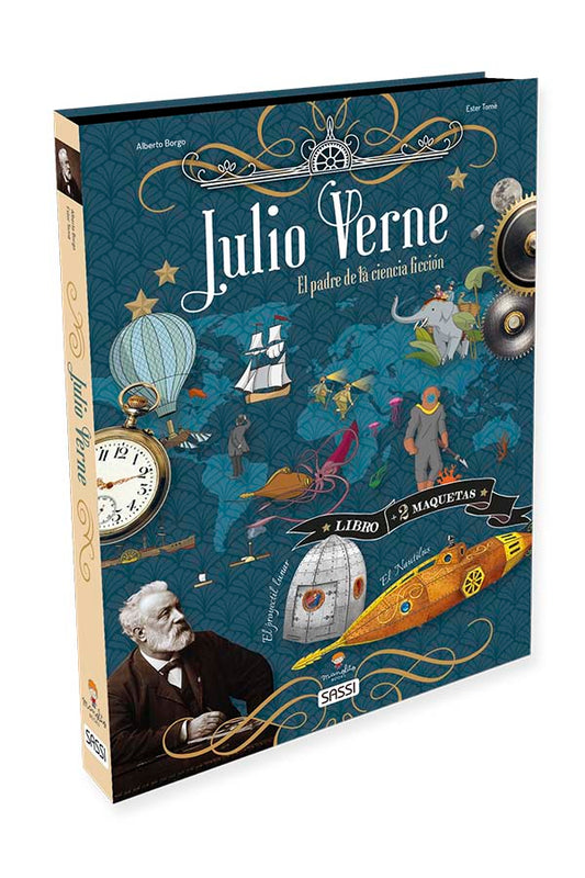 Julio Verne Maqueta Libro - Manolito Books