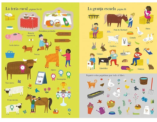 La Granja Mi Primer Libro De Pegatinas - Usborne
