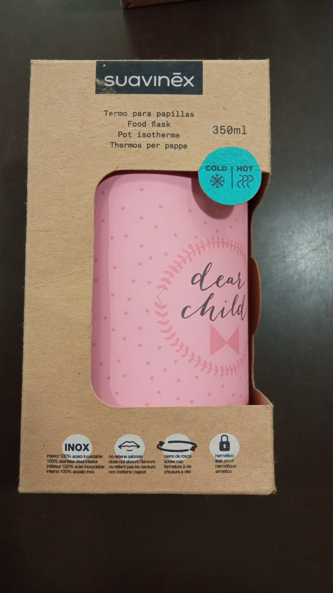 Termo Papilla Rosa 350ml - Suavinex