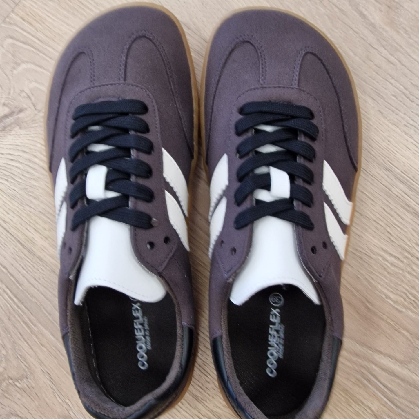 Samba Suede-Micropelle Antracita Glace - Coqueflex