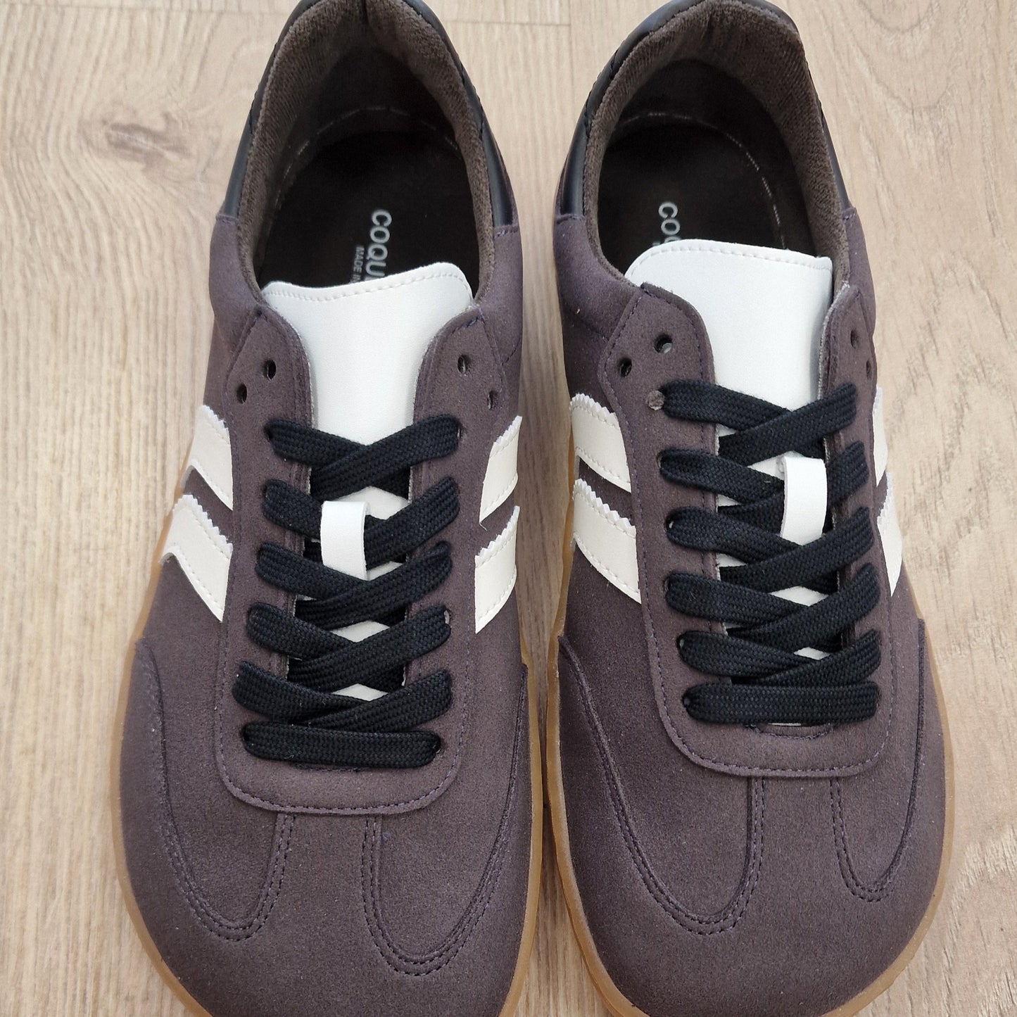Samba Suede-Micropelle Antracita Glace - Coqueflex
