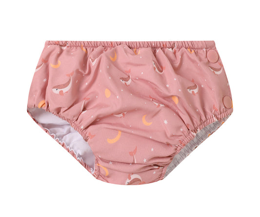 Bañador Pañal Pink While - Monnëka