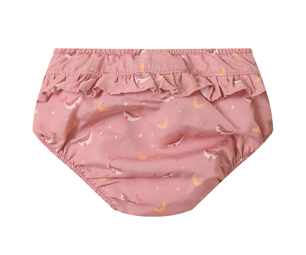 Bañador Pañal Pink While - Monnëka