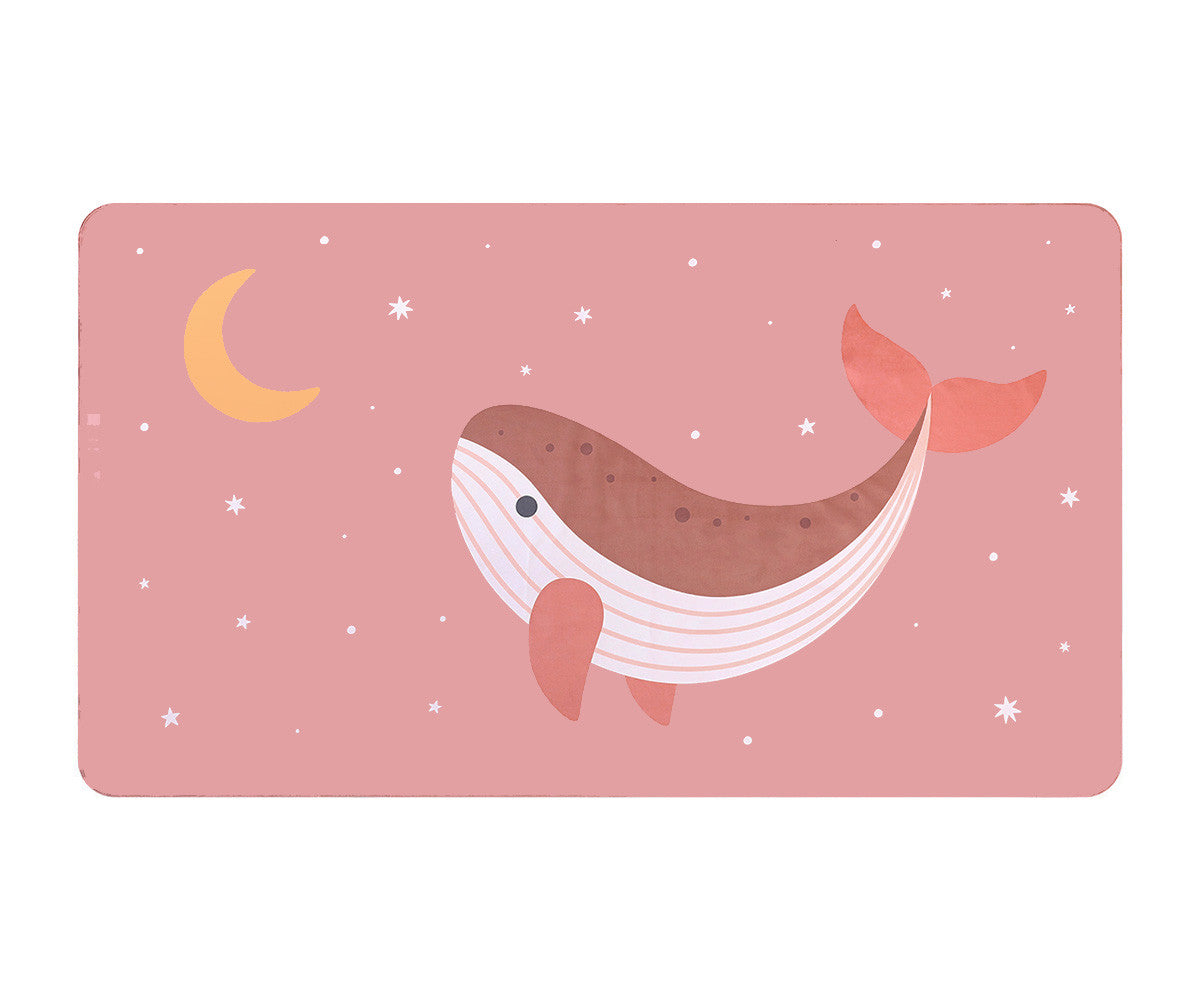 Toalla Playa Microfibra Whale Pink - Monnëka