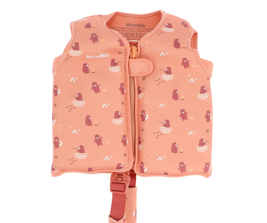 Chaleco Flotación Infantil Whale Pink - Monnëka