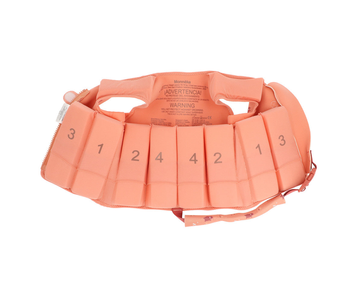 Chaleco Flotación Infantil Whale Pink - Monnëka