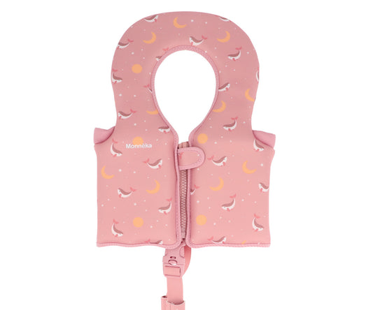 Chaleco Flotación Infantil Whale Pink 11-15Kg - Monnëka