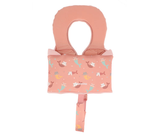 Chaleco Flotación Infantil Lunares Mermaid Cats 11-15Kg - Monnëka