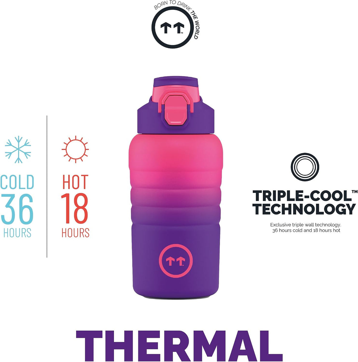 Botella 500ml The Sport Bottle Los Angeles - Cool Bottles