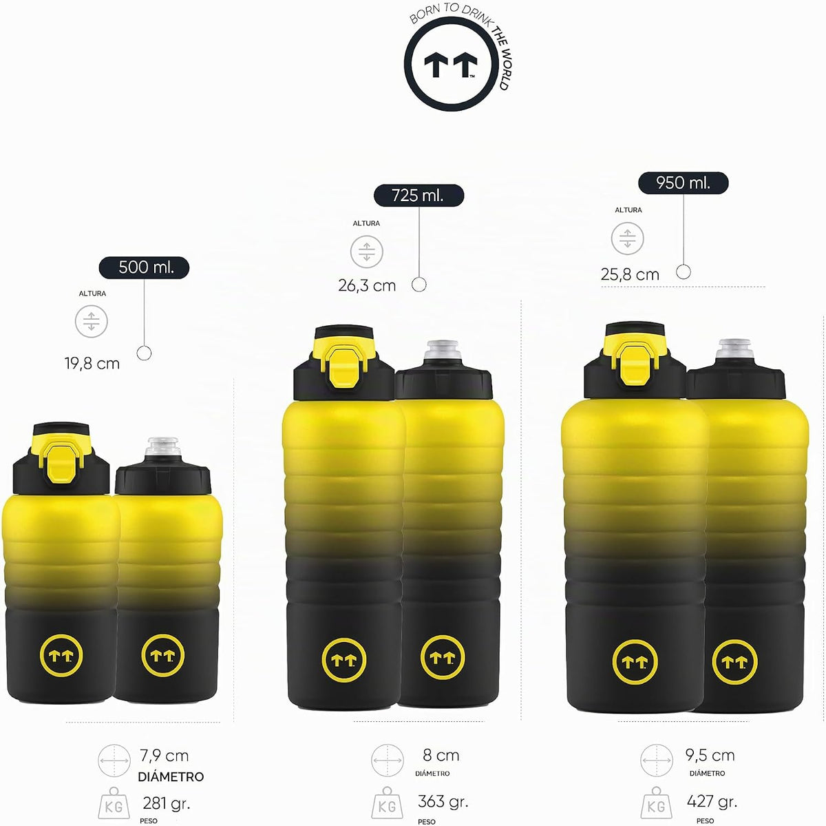 Botella 500ml The Sport Bottle Tokyo - Cool Bottles
