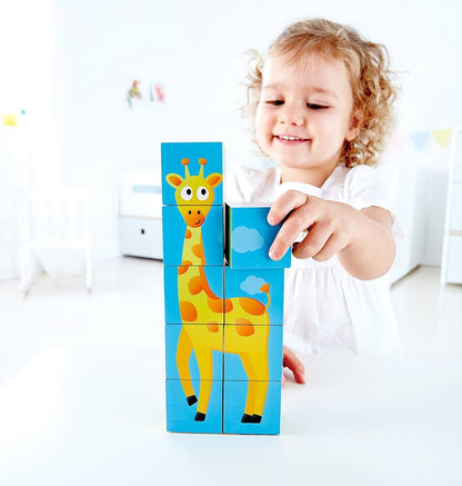 Jungle Animals Block Puzzle - Hape