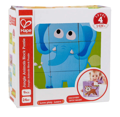 Jungle Animals Block Puzzle - Hape