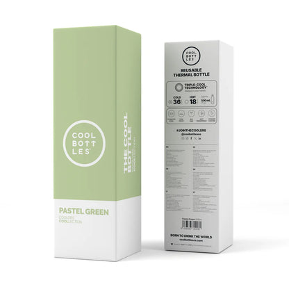 Botella 500ml Pastel Green - Cool Bottles