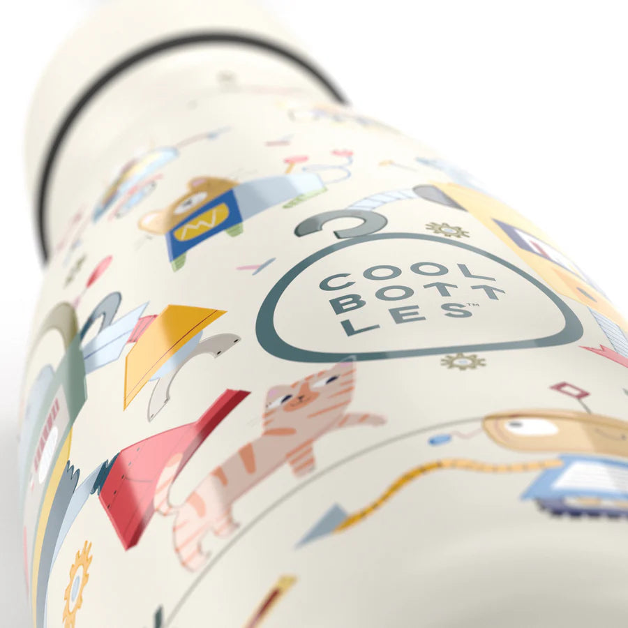 Botella Kids 350ml Messy Robots- Cool Bottles