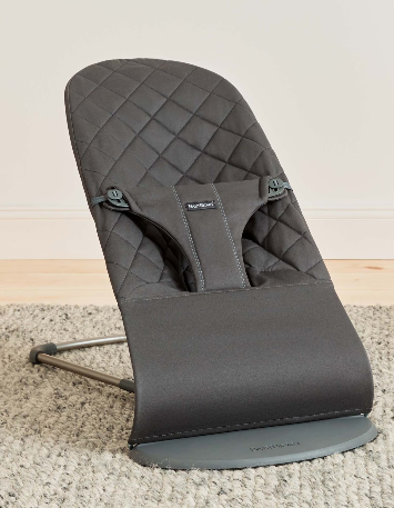 Hamaca Bliss Anthracite Cotton, Classic Quilt - BabyBjörn