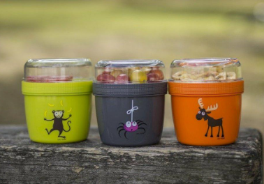 Fiambrera Snack N'ice Cup L Jirafa Turquesa - Carl Oscar