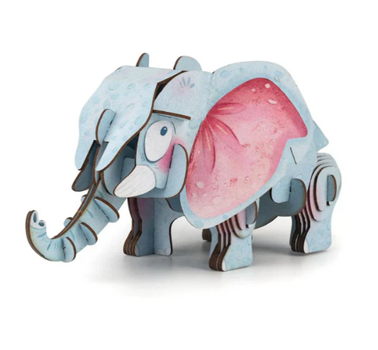 Puzzle 3D Con Sonido Elefante Africano - Mieredu