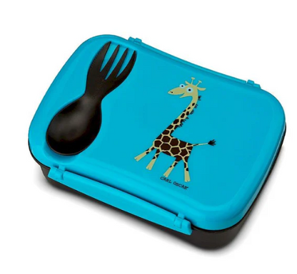 Caja de Almuerzo N'ice Box Kids Jirafa Turquesa - Carl Oscar