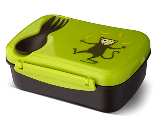 Caja de Almuerzo N'ice Box Kids Mono Lime - Carl Oscar