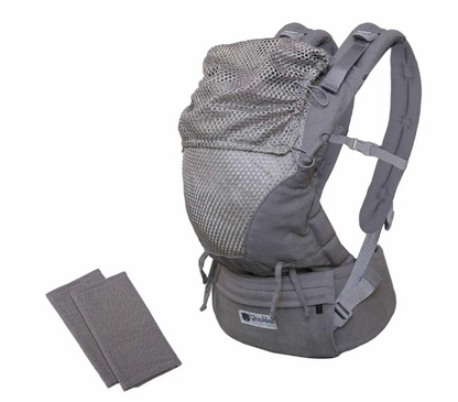 Mochila Porteo E-Carrier Mesh Light Grey - Quokkababy
