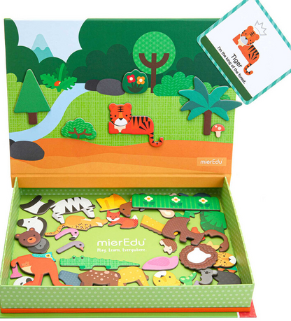 Magnetic Art Case Animal World - MierEdu
