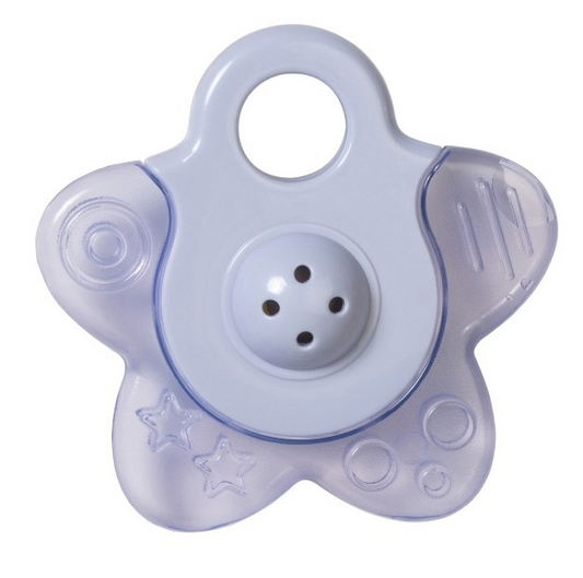 Mordedor Agua Con Sonajero "Star" Lila - Saro