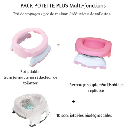 Pottete Plus Rosa Orinal - Saro
