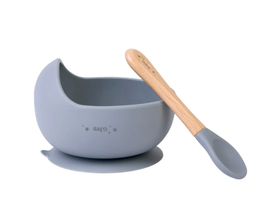Set Vajilla Wave Ventosa Nordic Azulado - Saro