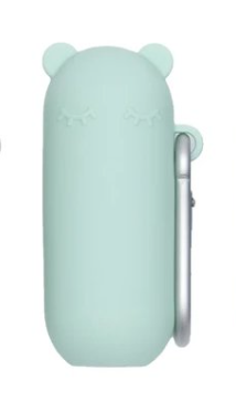 Pajita Menta Reutilizable, Estuche + Cepillo Limpiador