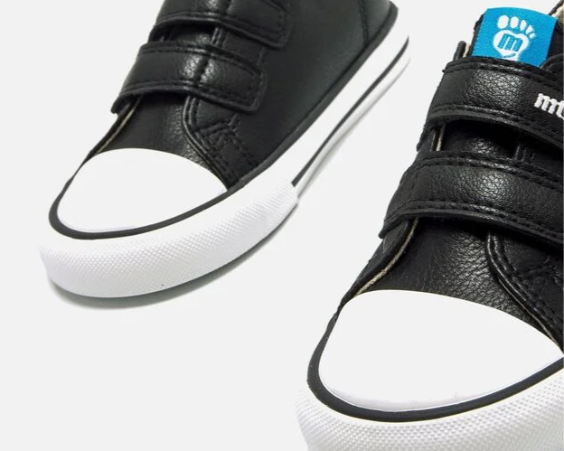 Free Usain Negro Tipo Piel  Vegano Primeros Pasos - Mustang