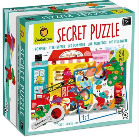 Puzzle Secreto Los Bomberos - Ludattica