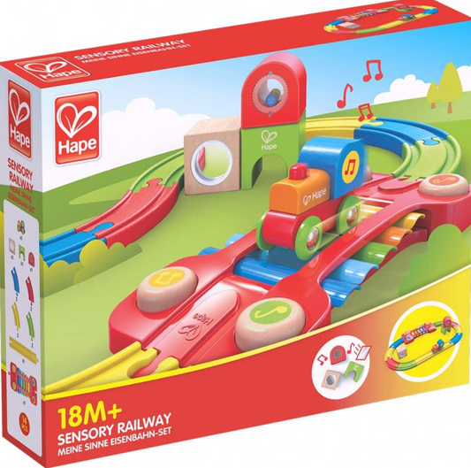 Sensory Railway - Hape (Caja Descolorida)