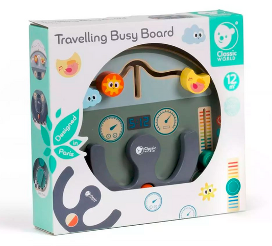 Travelling Busy Board - Classic World