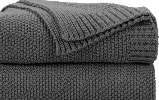 Manta Tricot  Gris - Bonjourbébe