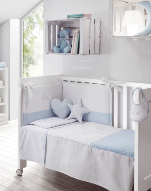 Pack Edredón+ Protector Piu Azul - Petitpraia