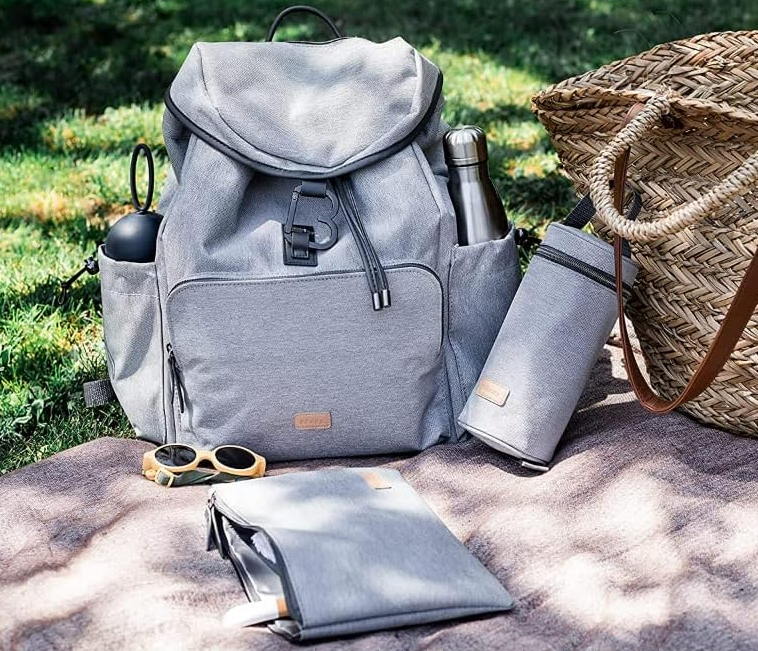 Mochila Vancouver Gris - Béaba ( Elástico lateral estropeado por el sol )