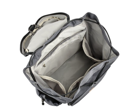 Mochila Vancouver Gris - Béaba ( Elástico lateral estropeado por el sol )