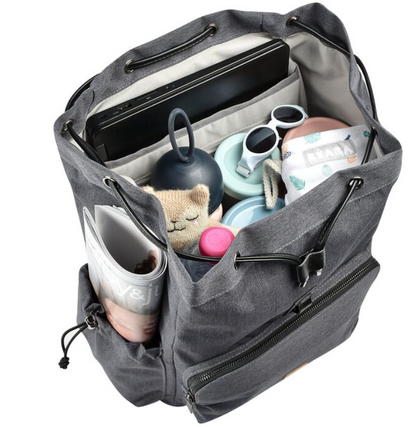 Mochila Vancouver Gris - Béaba ( Elástico lateral estropeado por el sol )