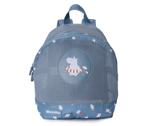 Mochila Infantil Antiarena Hippo - Monnëka