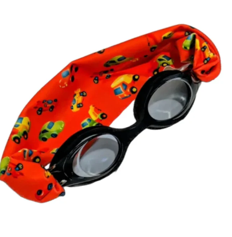 Gafas Infantil Negras con Turbante Coches (3 - 12 años) - Fun Water