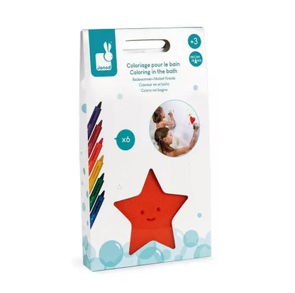 Set de 6 ceras de baño y esponja - Janod