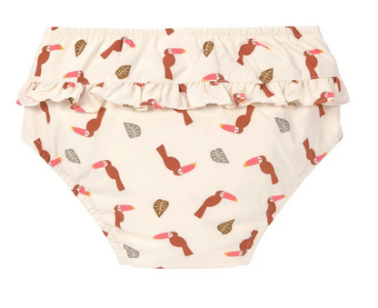 Bañador Pañal Volantes UPF 50+ Toucan 3/6M - Lässig